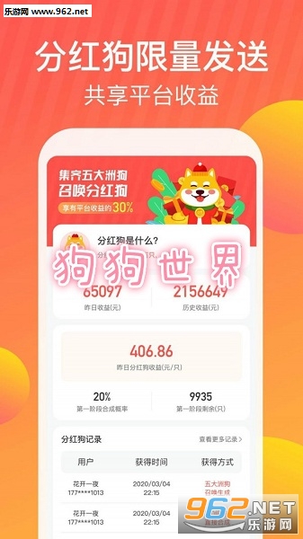 狗狗世界赚钱版