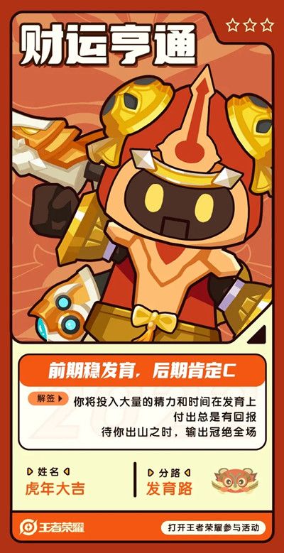 王者荣耀峡谷运势怎么测？2022虎年运势揭秘活动详情[多图]图片5
