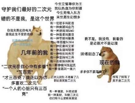 肌肉doge与小废狗表情包