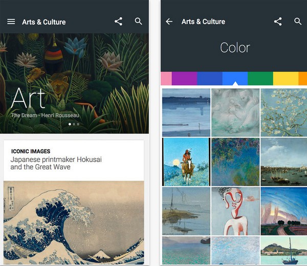 Arts and Culture app