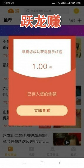跃龙赚转发赚钱平台