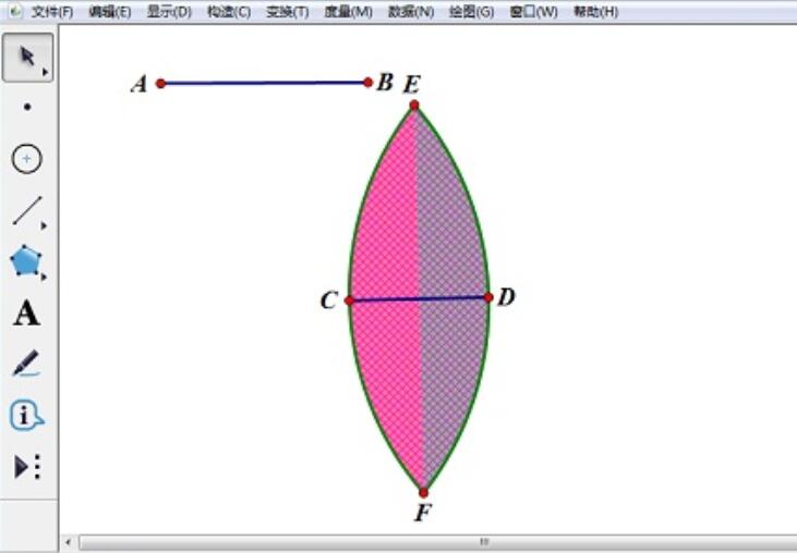 几何画板怎么制作凸透镜？