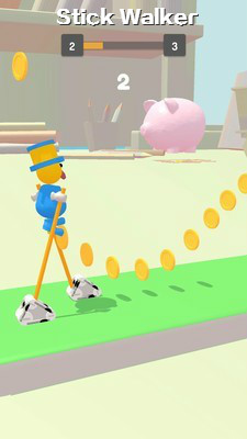 Stick Walker(拐杖行走)