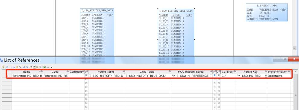 PowerDesigner物理模型表设置外键的步骤