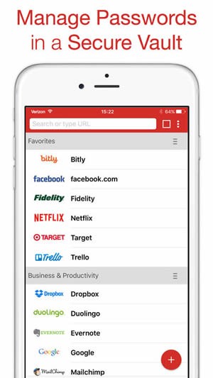 LastPass app