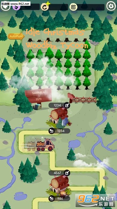 Idle Christmas Woodbiz Tycoon游戏