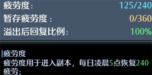 诺亚之心体力上限是多少 满额疲劳值要多久