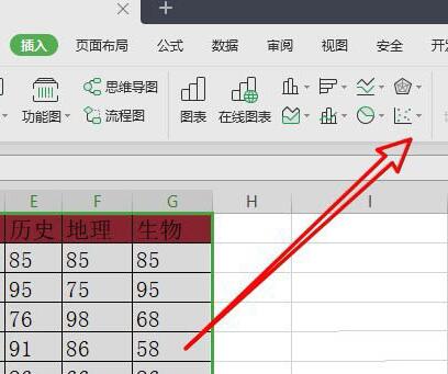 wps2019气泡图表插入方式