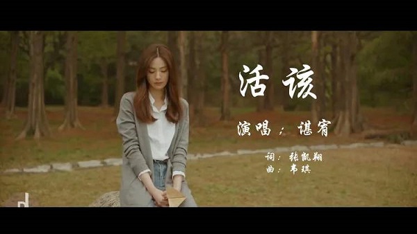 抖音抖音拼了命去爱换一句活该是什么歌