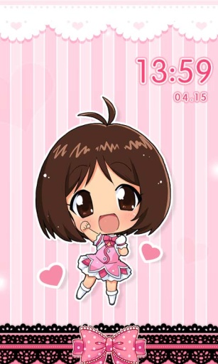 蜜粉甜心主题锁屏app