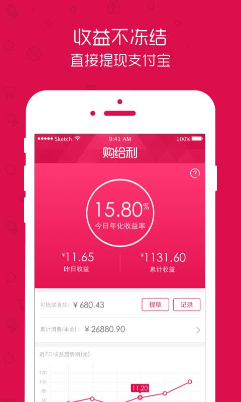 购给利-消费还能赚利息的APPapp