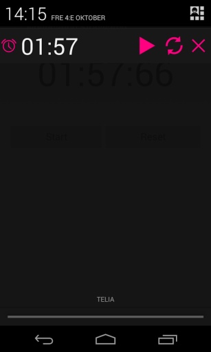 提醒栏秒表app