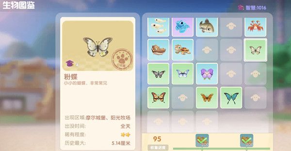 摩尔庄园蝴蝶刷新位置大全 蝴蝶捕捉具体位置图文一览[多图]图片1