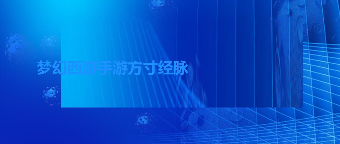 梦幻西游手游方寸经脉(梦幻西游手游方寸经脉怎么点最好) 梦幻西游手游方寸经脉