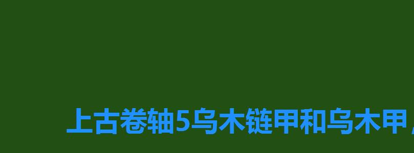 上古卷轴5乌木链甲和乌木甲,上古卷轴5黑檀木链甲 上古卷轴5乌木链甲和乌木甲,上古卷轴5黑檀木链甲