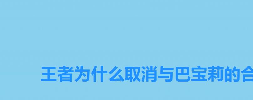王者为什么取消与巴宝莉的合作,王者荣耀瑶新皮肤巴宝莉还会出吗 王者为什么取消与巴宝莉的合作,王者荣耀瑶新皮肤巴宝莉还会出吗