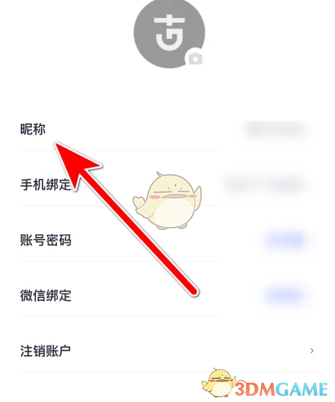 考古加昵称选项