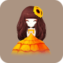 向日葵女孩-宝软3D主题app_向日葵女孩-宝软3D主题app下载