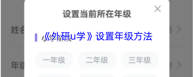 《外研通》优化年级设置的实用技巧