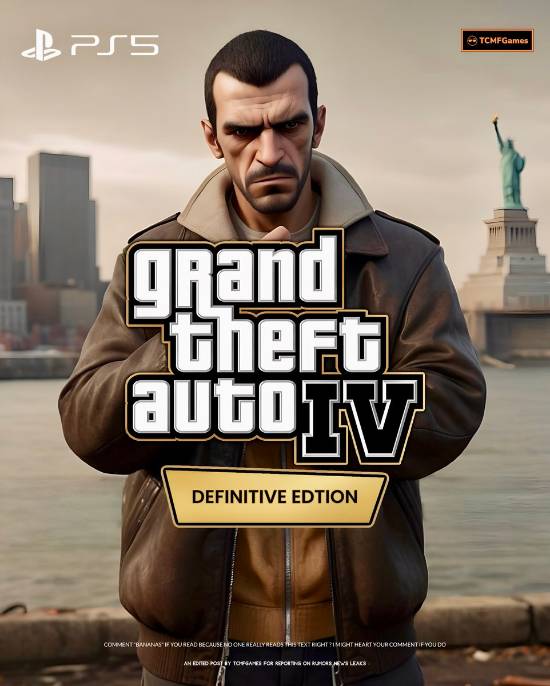 《GTA4》《移植游戏最新消息:或将在GTA6之后发布,开发已达一年》