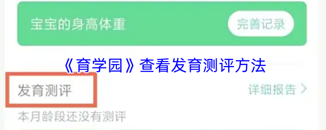 《育学园》优化发育评估技巧的全面指南